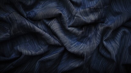 Obraz premium Stylish denim texture in the dark perfect for a trendy fashion backdrop