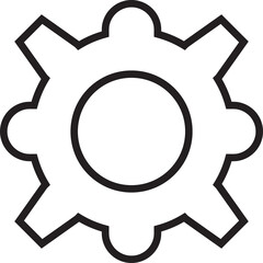 Gear Line Icon