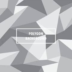 Abstract background polygon gray gradient color. Vector illustration