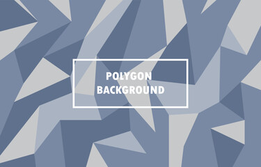 Abstract background polygon blue gradient color. Vector illustration