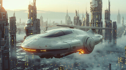 Concept car new energy car futuristic science fiction creative vehicle