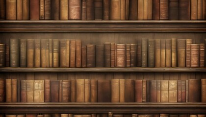 A vintage bookshelf texture for a scholarly and in upscaled 12