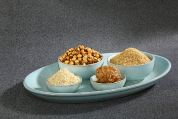 Indian Sattu Powder With Roasted Chana and Brown Sugar