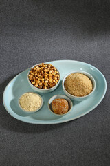 Indian Sattu Powder With Roasted Chana and Brown Sugar