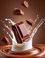chocolate and milk