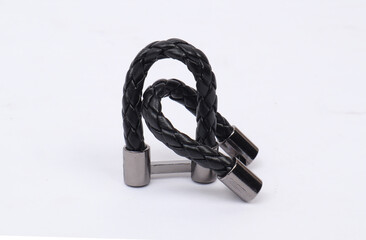 shoes, belts and bags accessory isolated on white background