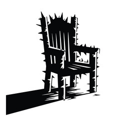 Back Chair Vector Icon Design