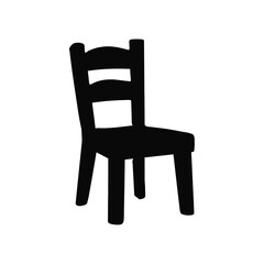 Back Chair Vector Icon Design