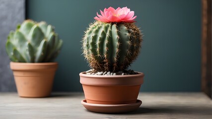 a potted cactus