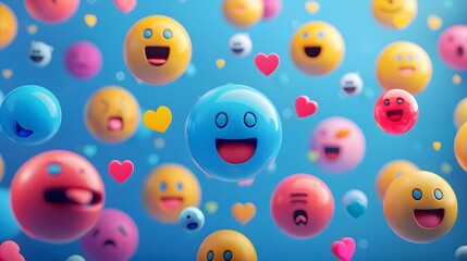 Obraz premium Animated Chat Bubbles Collection