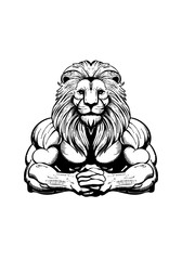 lion head mascot