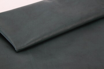 genuine leather skin isolated on white background