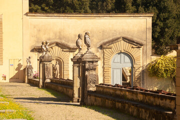 Italia, Toscana, Firenze, il parco di Villa Reale a Castello (Sesto Fiorentino). Una delle ville...