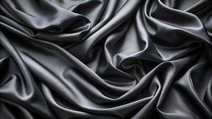 Fototapeta premium Black fabric background.
