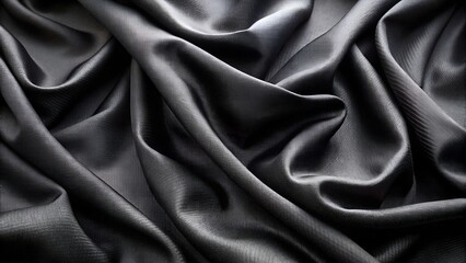Obraz premium Black fabric background.