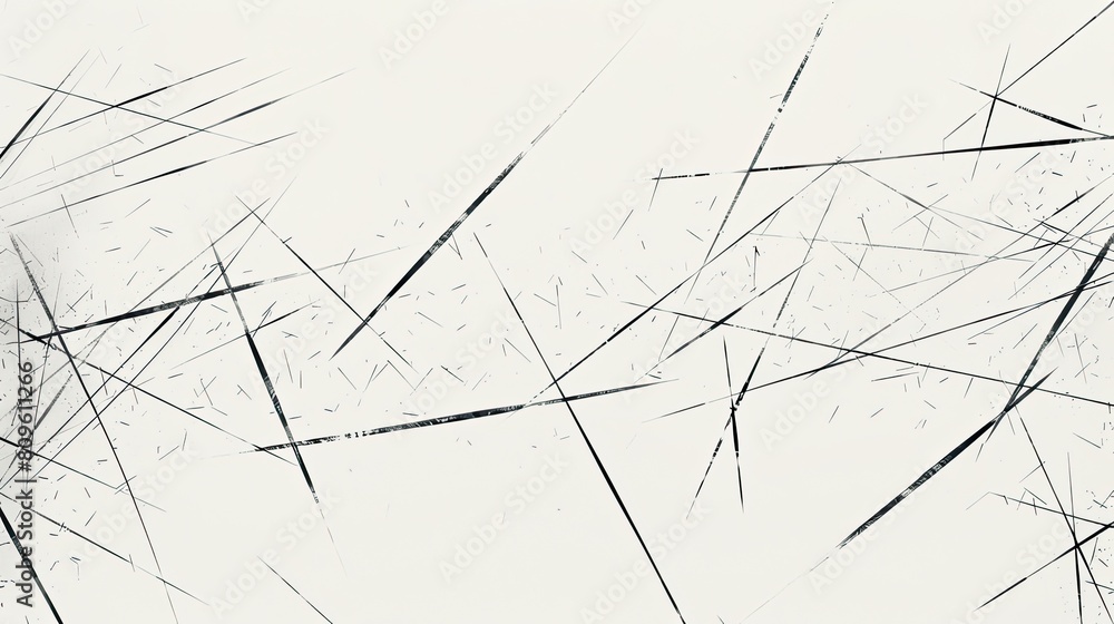 Fototapete minimalist linear pattern with random intersecting lines