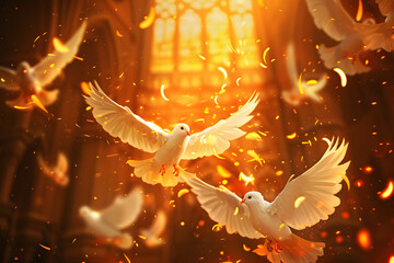 Pentecost Suday, The Roman Catholic Church therefore observes this day as the Feast of the Holy Spirit, And it is also the birthday of the church