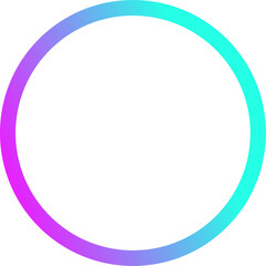 blue and white circle