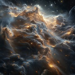 Cosmic Dance of Stellar Swirls A Captivating Astrophotographic Masterpiece