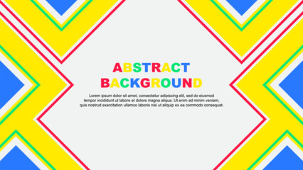 Abstract Background Design Template. Abstract Banner Wallpaper Vector Illustration. Colorful Rainbow Vector