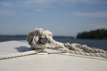 Sailing boat rope