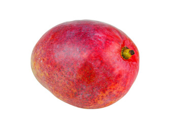 Ripe mango isolated on white background