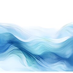 blue abstract design watercolor art illustration background water textured white painting splash	