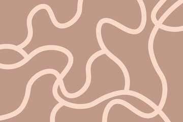 Abstract line wallpaper. Abstract vector. Simplicity. Backdrop. Gift wrap.Postcard. Graphic design. Multicolour. Fabric. Decorative. Beige tone colours. Wave pattern. Ornament. Dynamic. Square frame.
