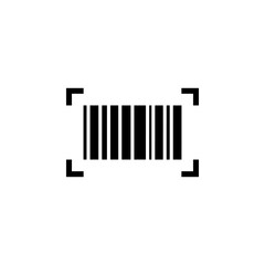 Smartphone Scanning Barcode flat vector icon. Simple solid symbol isolated on white background. Smartphone Scanning Barcode sign design template for web and mobile UI element