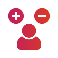 feasibility flat gradient icon