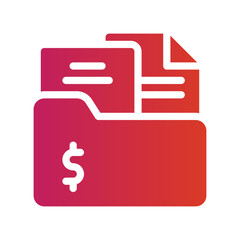 Fototapeta premium detail flat gradient icon