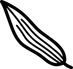 cute cartoon leaf drawing.