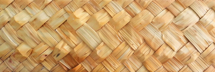 a handmade rattan wall texture,Rattan texture, handcraft bamboo weaving texture background, banner
