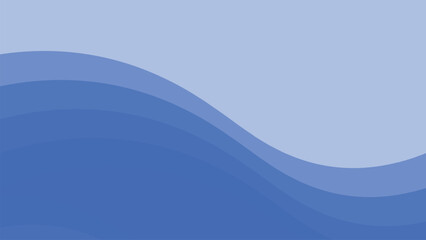 Blue papercut abstract background vector image