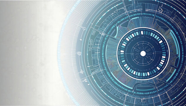 Blue binary code background