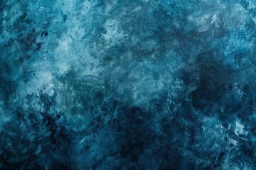 Painted canvas or muslin fabric cloth studio backdrop or background, suitable for use with portraits, products and concepts. Romantic strokes of blue shades - generative ai
