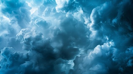 Fototapeta premium storm clouds with a mystical aura, evoking a sense of wonder and enchantment.