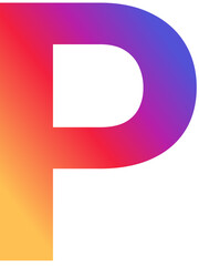  Instagram Alphabet Gradient Letter P Instagram Posts Typeface Gradient Instagram Style Alphabet