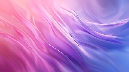 Fototapeta premium Pastel tone purple pink blue gradient defocused abstract smooth lines pantone color background