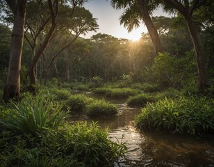 A wildlife sanctuary providing habitat for endangered plant species and supporting biodiversity conservation efforts.