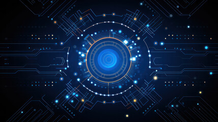 Abstract techno gear background with geometric colorful gear wheels. Space for gear text. Vector gears modern mechanism industrial . Technology gears