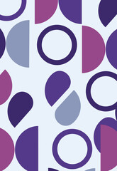 seamless pattern with geometric shapes, vector illustration. geometric abstract pattern with circles, dots and circles. vector illustration