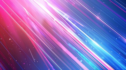 Technology futuristic background striped lines with light effect on blue pink background