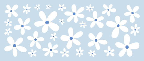 Abstract Floral background vector. Botanical, tropical plants, flower, leaf branches, leaves. Foliage design for banner, prints, decor, wall art, decoration.