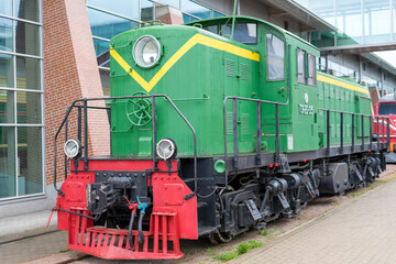 Diesel locomotive in the Railway Museum