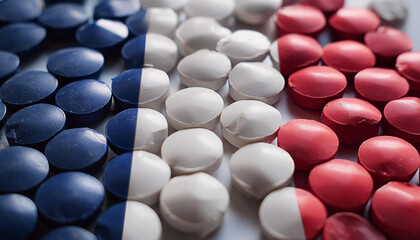 pills on black