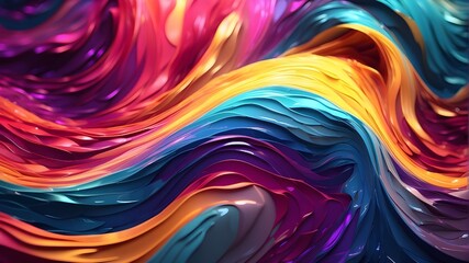 "Fractal Fantasia: A Colorful Kaleidoscope of Swirling Patterns and Dynamic Motion in Wallpaper Design, Vibrant Vortex: Exploring the Colorful Universe of Fractal Patterns and Swirling Textures 