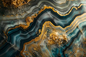 Naklejka premium HD lens captures the close-up spectacle as marble texture metamorphoses into a mesmerizing symphony of colors.. Beautiful simple AI generated image in 4K, unique.