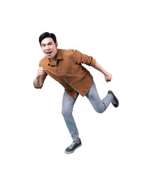 Naklejka premium Young Asian businessman