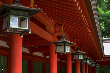 千葉 香取神宮 回廊の風景